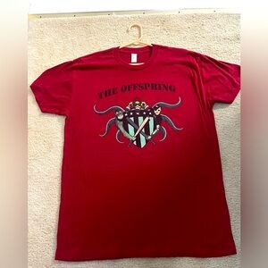 BRAND NEW THE OFFSPRING UNISEX T SHIRT RED LARGE
